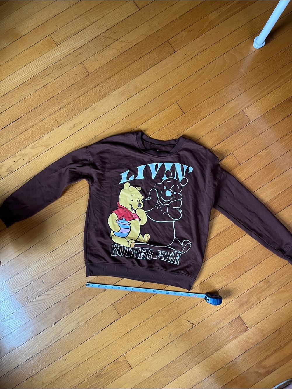 Disney Brown Winnie the Pooh Graphic Crewneck Sweatshirt